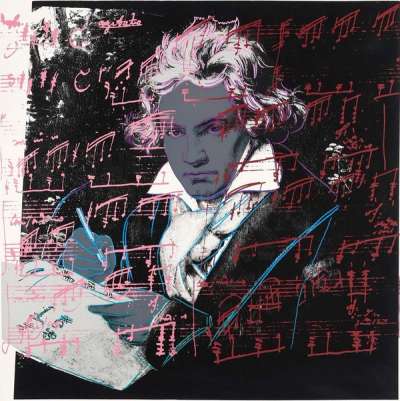 Andy Warhol: Beethoven (F. & S. II.391) - Signed Print