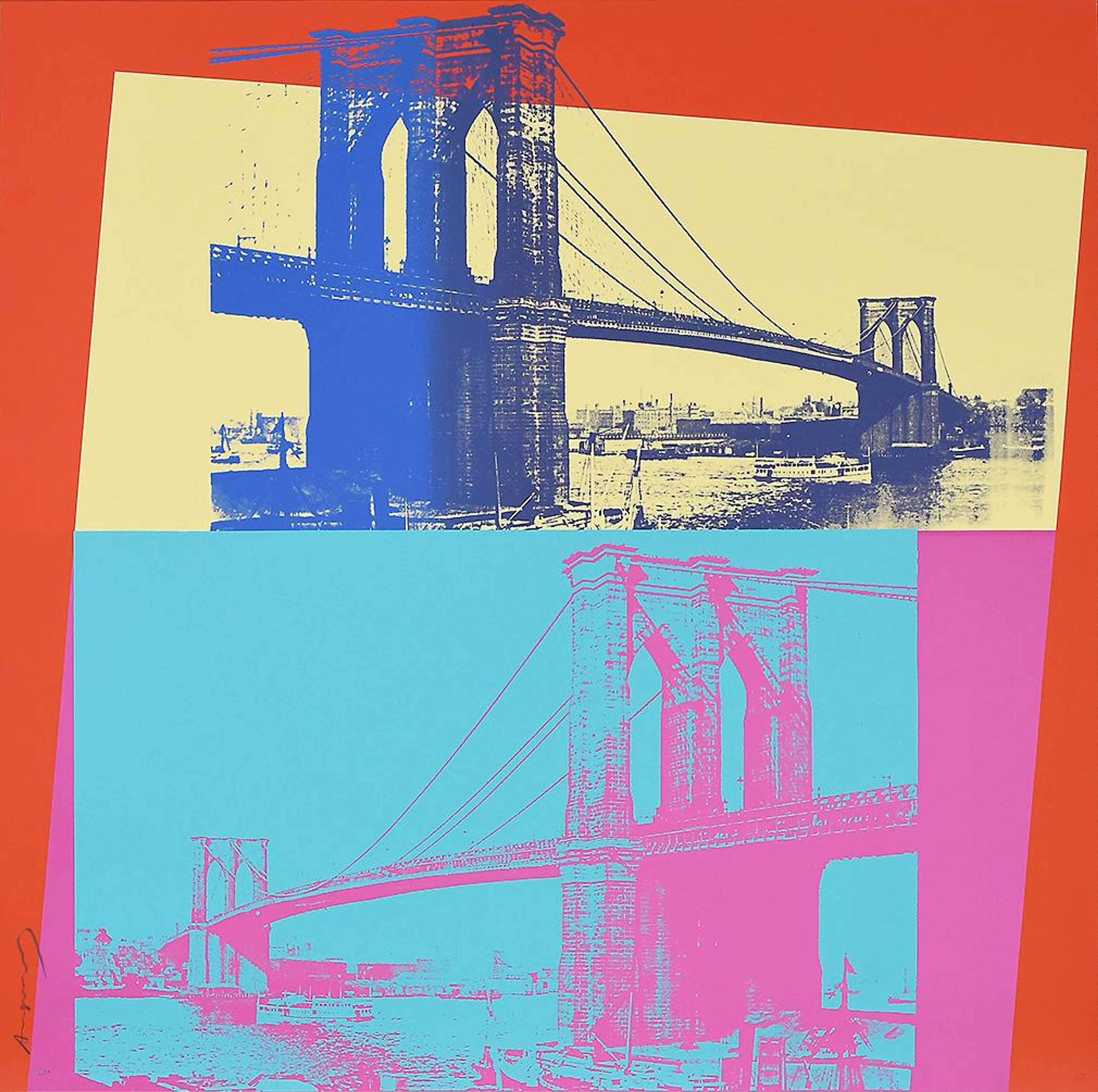 Brooklyn Bridge (F. & S. II.290) - Signed Print by Andy Warhol 1983 - MyArtBroker