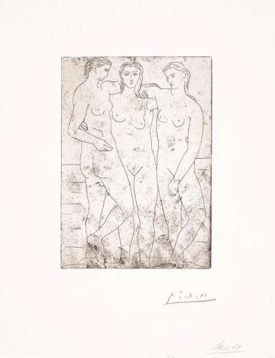 Les Trois Baigneuses II - Signed Print by Pablo Picasso 1923 - MyArtBroker