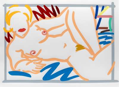 Judy On Blue Blanket - Signed Print by Tom Wesselmann 2000 - MyArtBroker