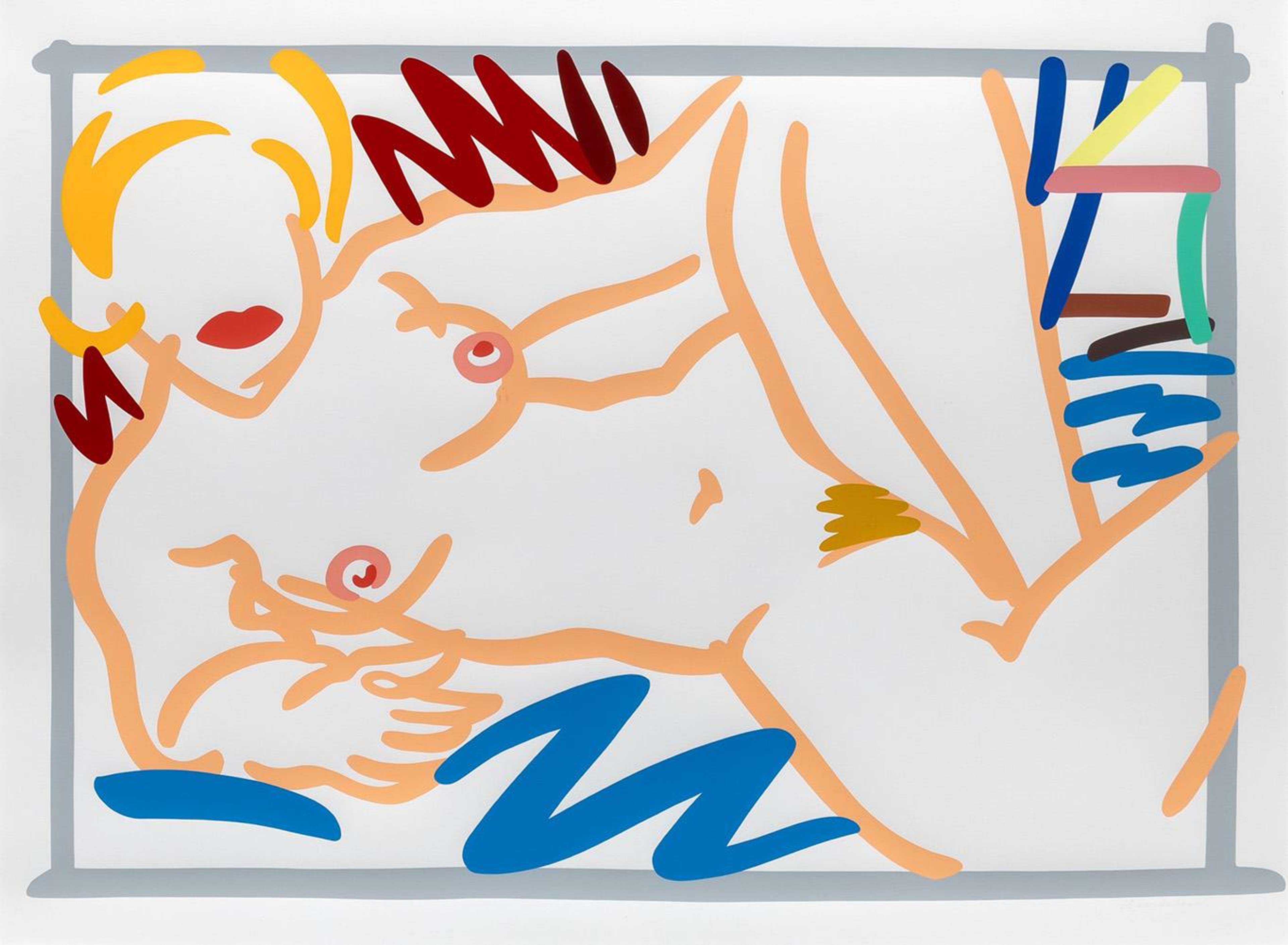 Judy On Blue Blanket - Signed Print by Tom Wesselmann 2000 - MyArtBroker
