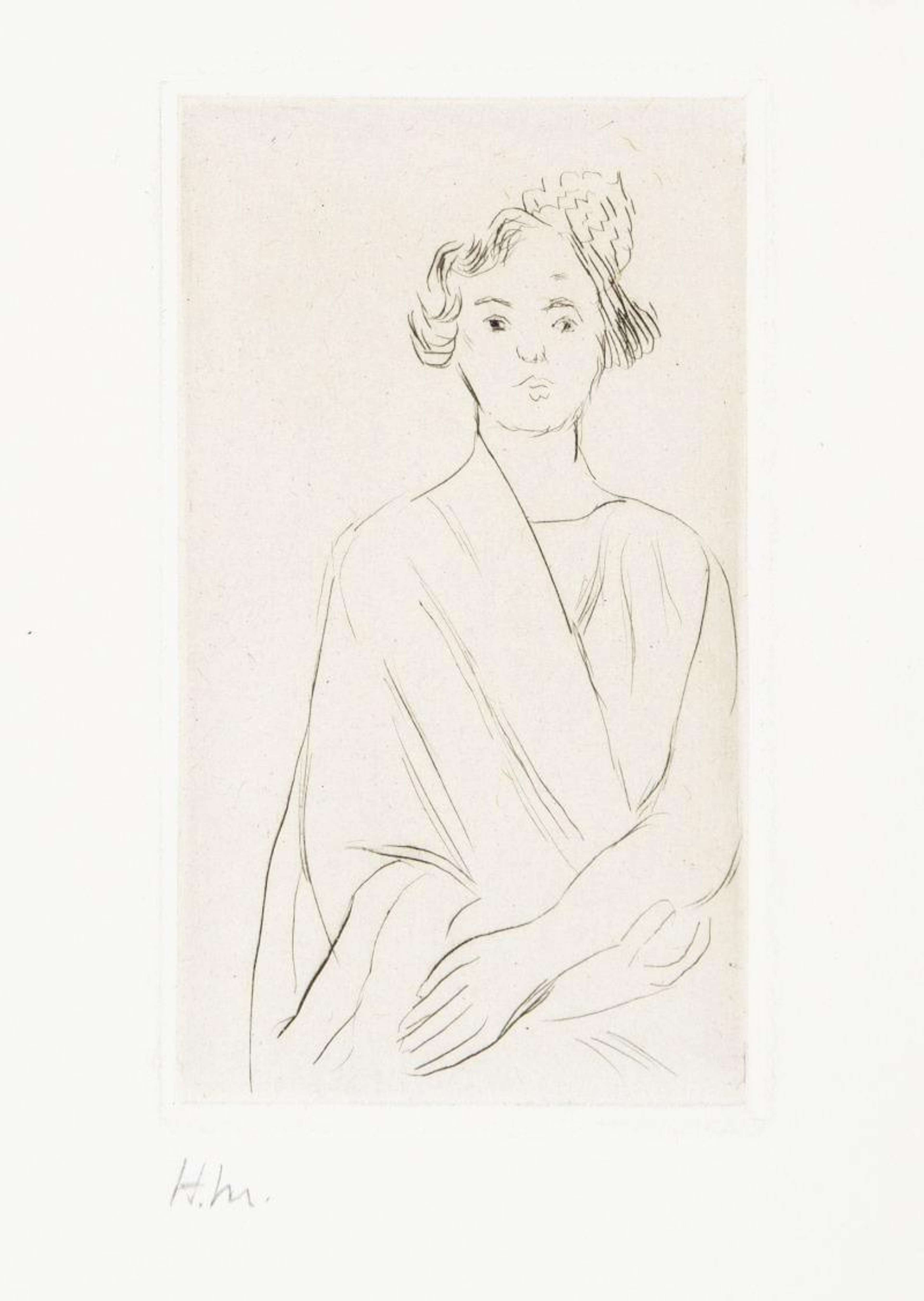 Jeune Femme Au Peigne Espagnol - undefined by Henri Matisse 1919 - MyArtBroker