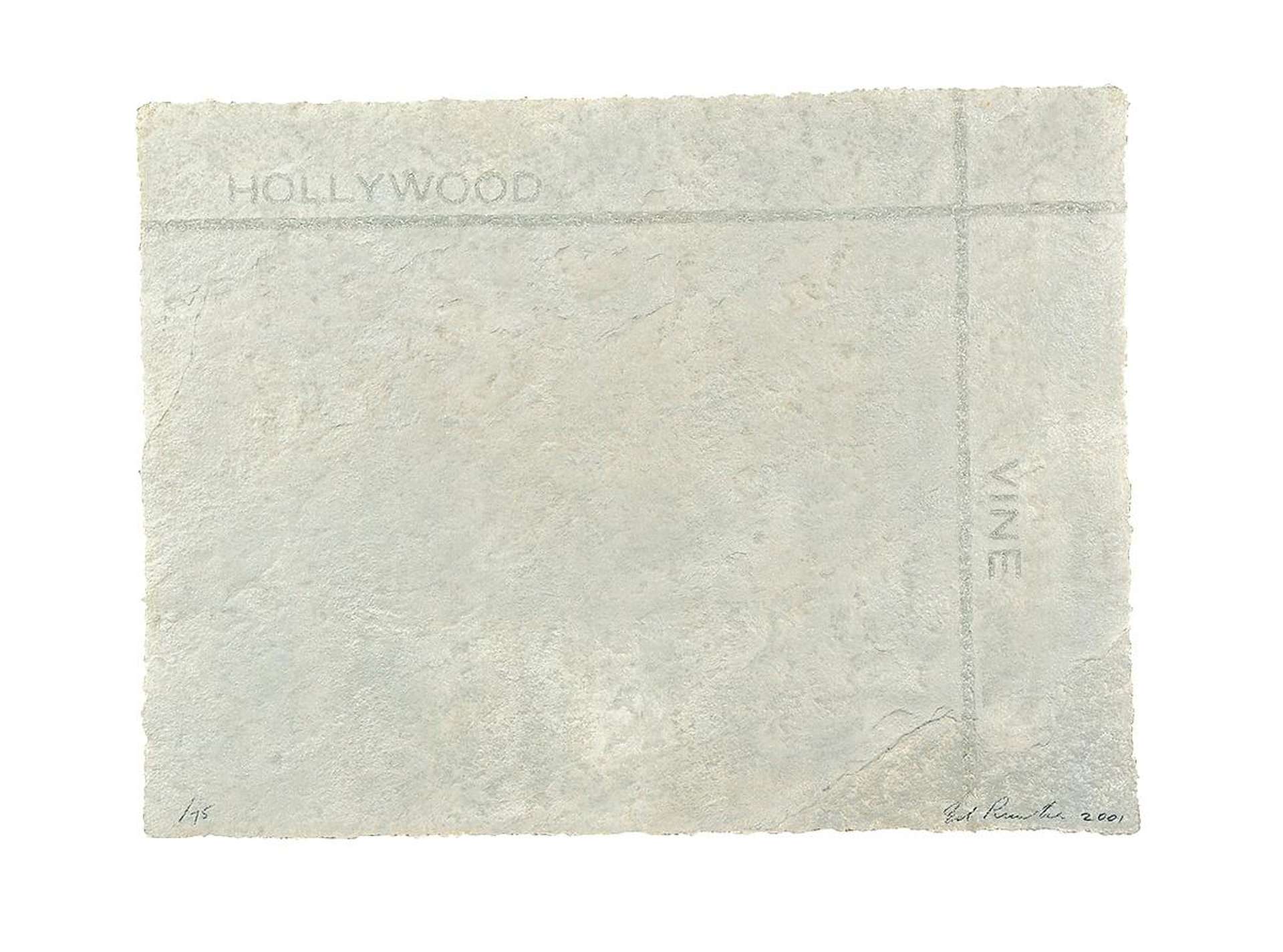 Hollywood Vine - Signed Print by Ed Ruscha 2001 - MyArtBroker