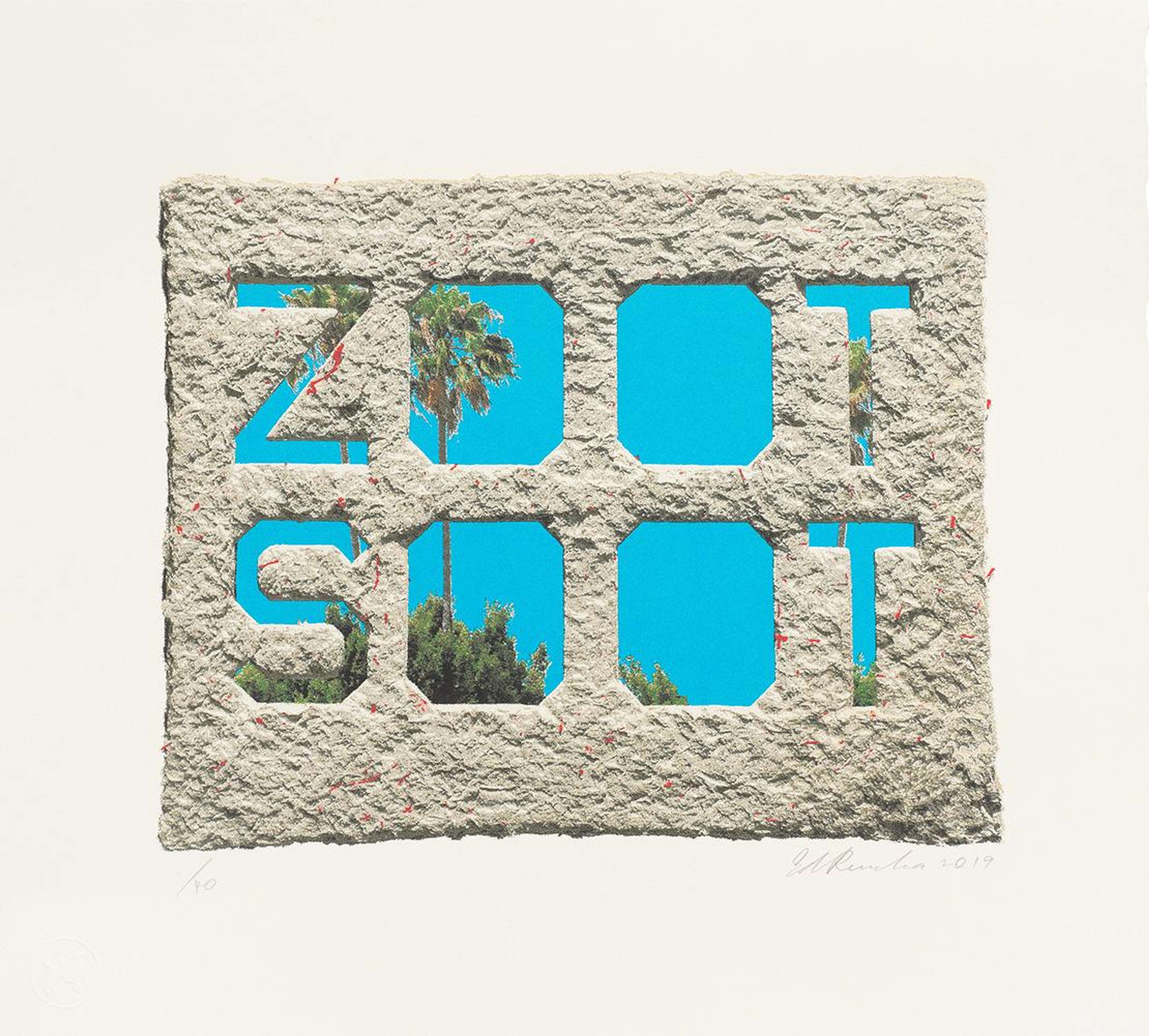 Zoot Soot - Signed Print by Ed Ruscha 2019 - MyArtBroker