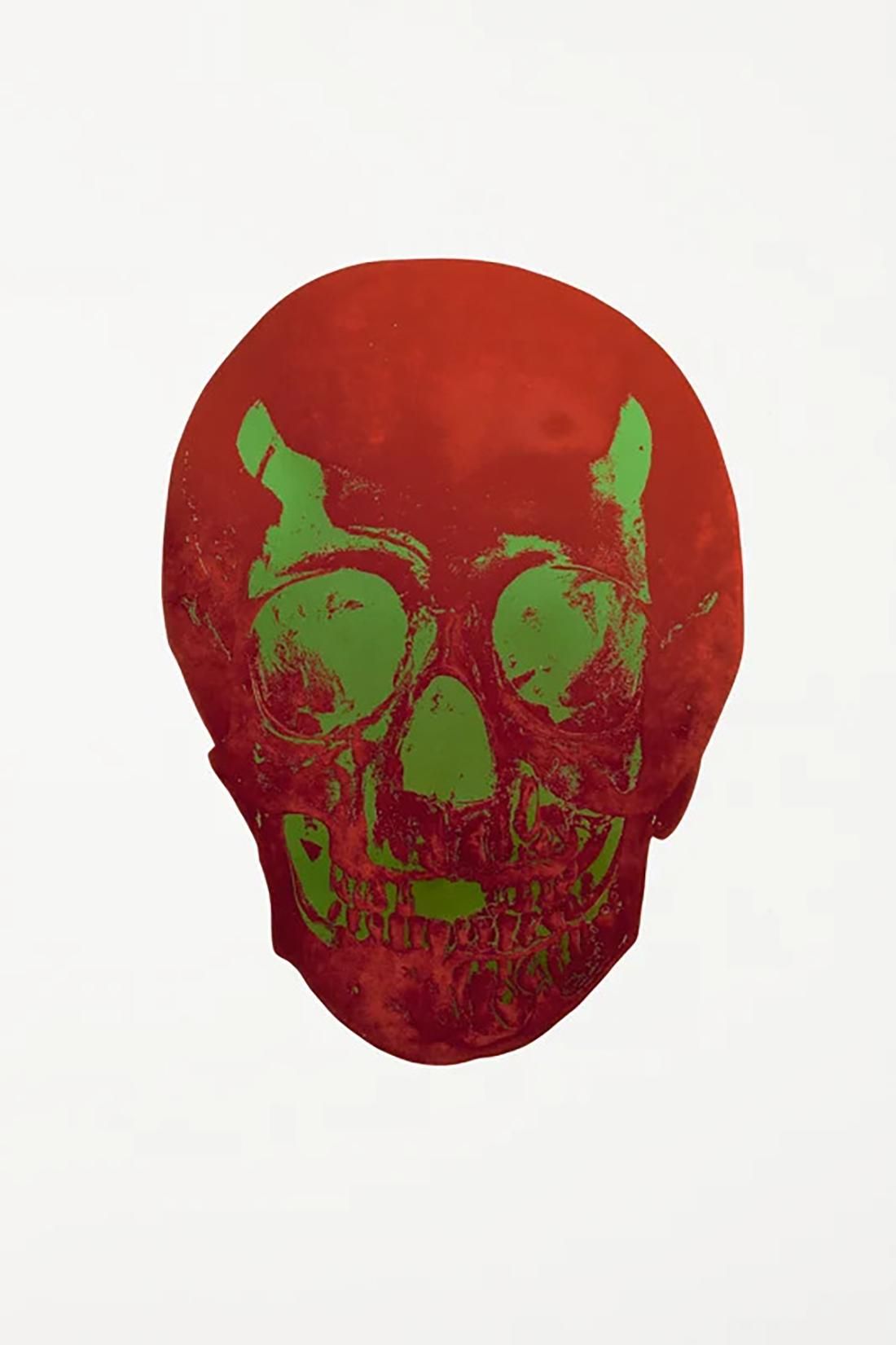 Damien Hirst The Dead (chilli red, lime green) (Signed Print Damien Hirst The Dead (chilli red, lime green) (Signed Print
