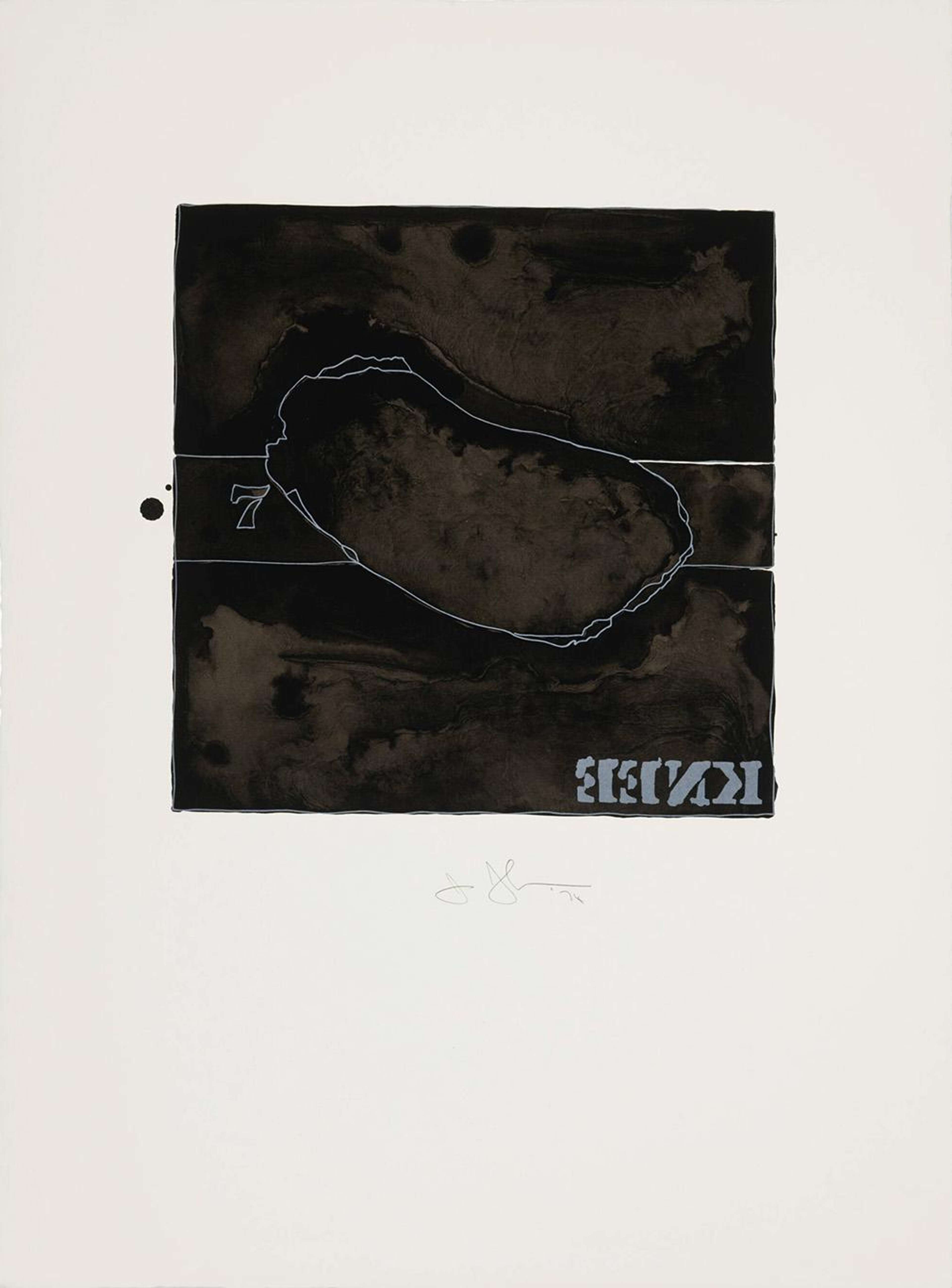 Knee - Signed Print by Jasper Johns 1974 - MyArtBroker