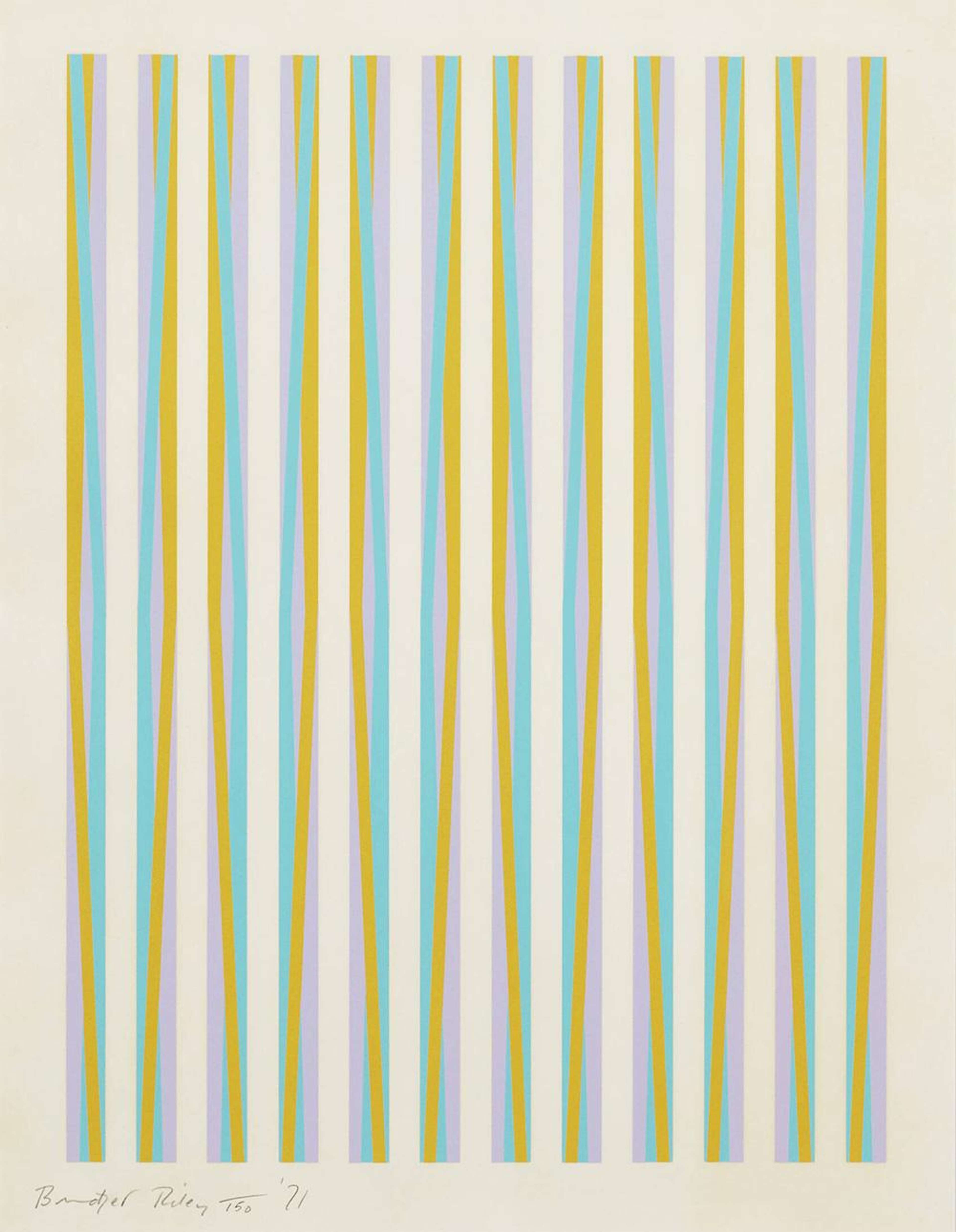 Print For Chicago 8 - Signed Print by Bridget Riley 1971 - MyArtBroker