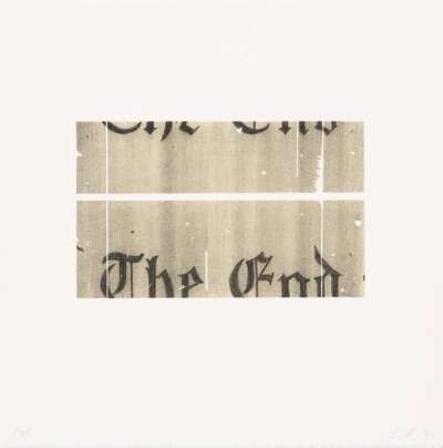 Tails - Signed Print by Ed Ruscha 1992 - MyArtBroker