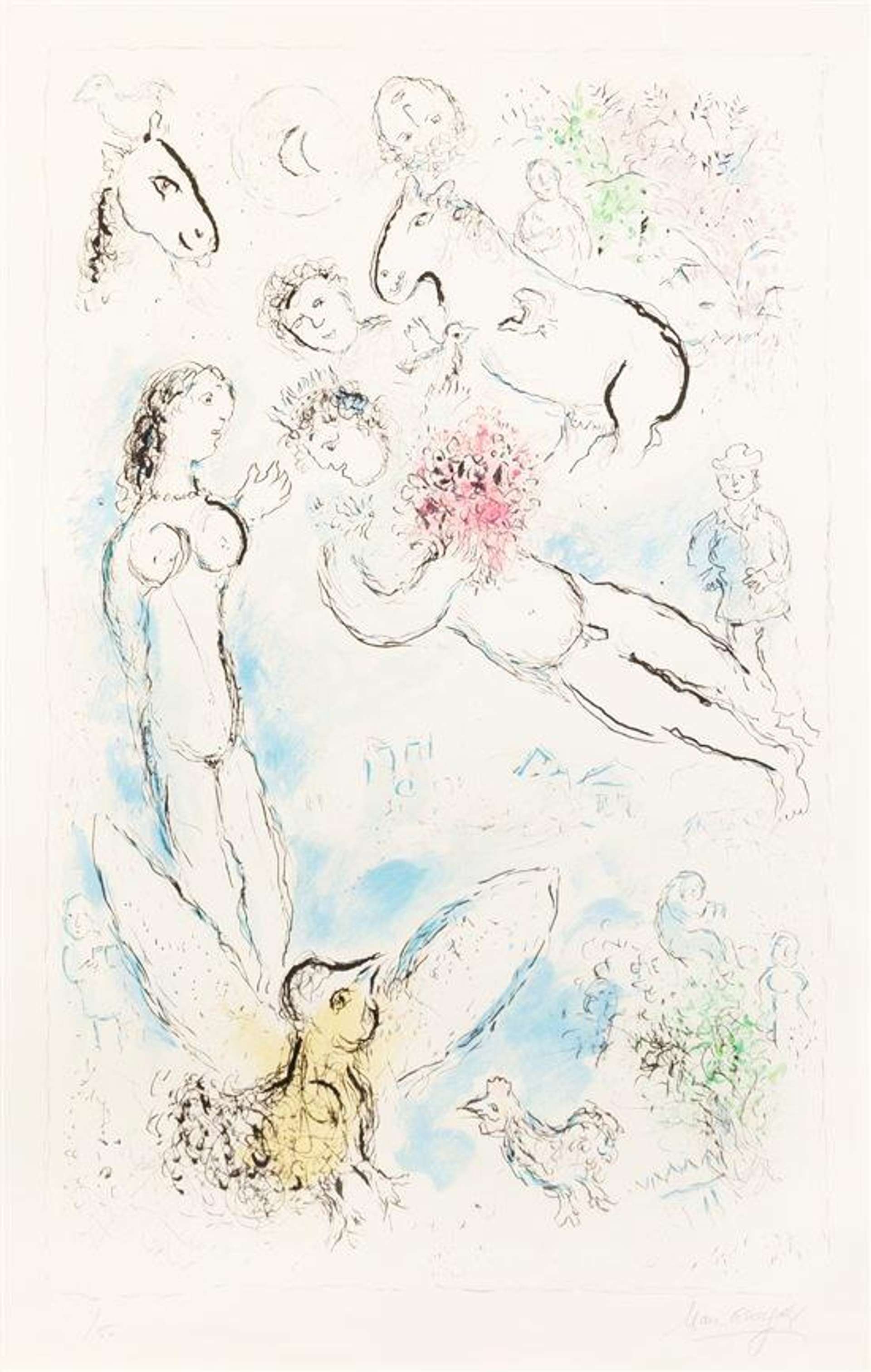 L’Envolee Magique - Signed Print by Marc Chagall 1980 - MyArtBroker