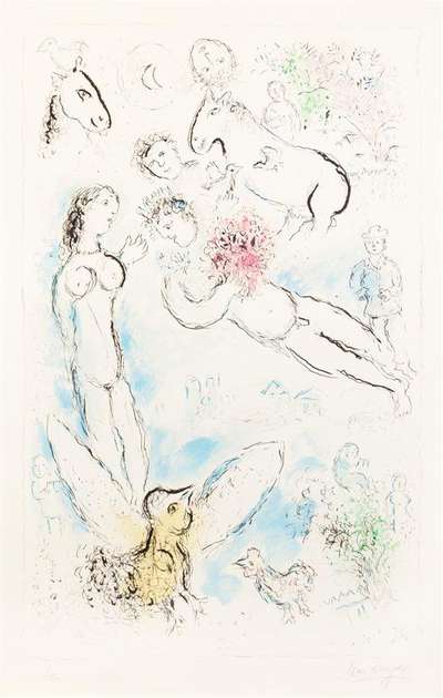 Marc Chagall: L’Envolee Magique - Signed Print