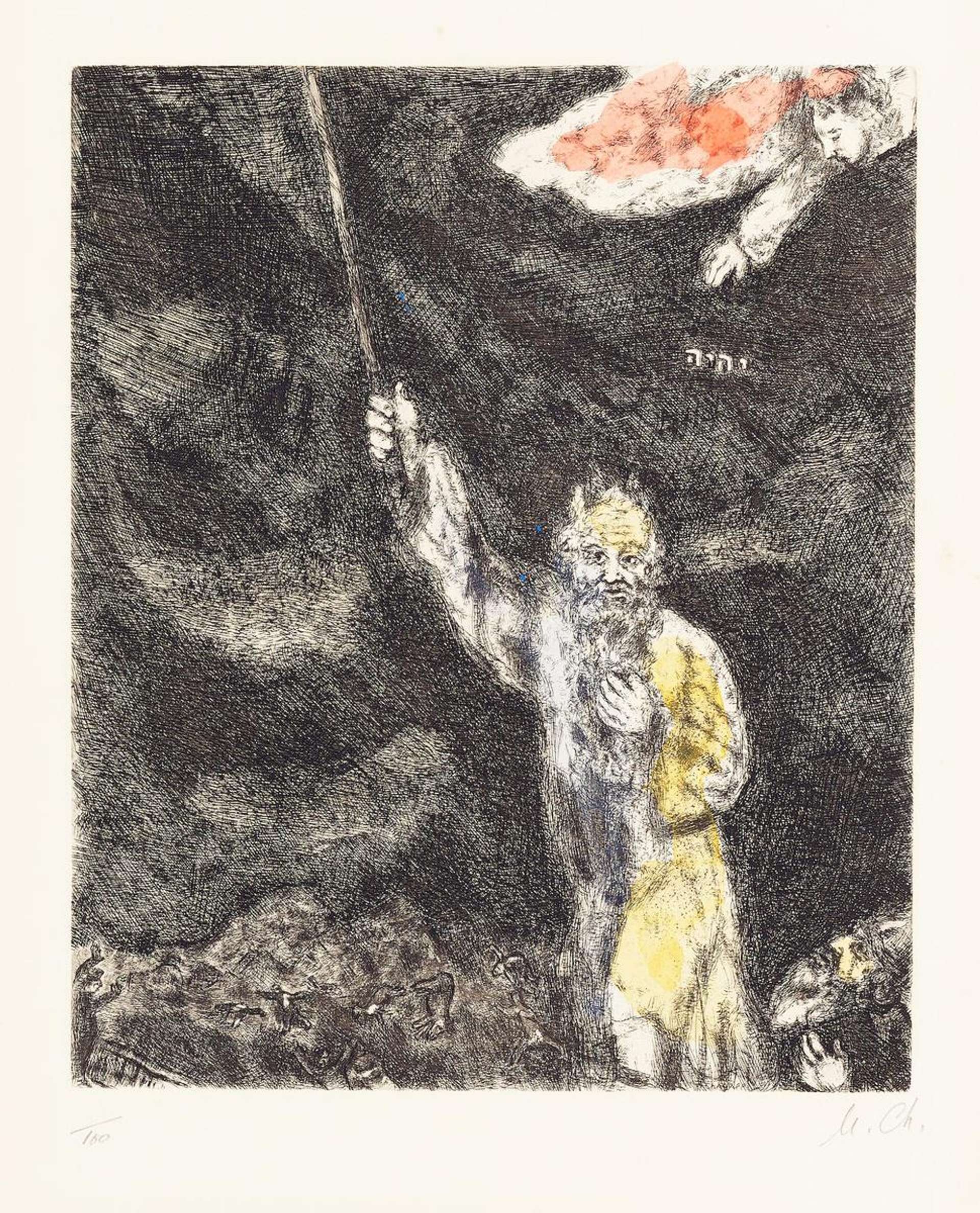Les Ténèbres Sur Egypte - Signed Print by Marc Chagall 1931 - MyArtBroker