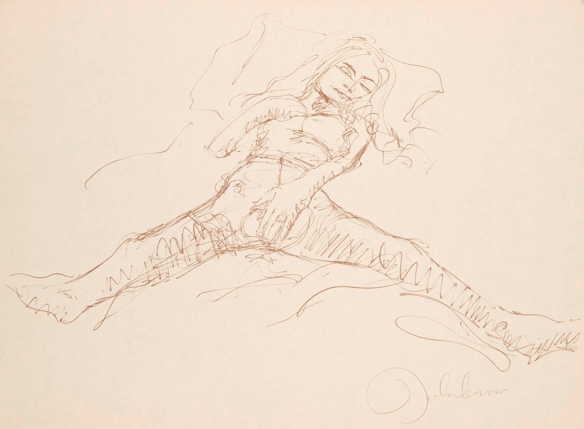 John Lennon Eiffel Tower (Bag One) (Signed Print) 1988 | MyArtBroker