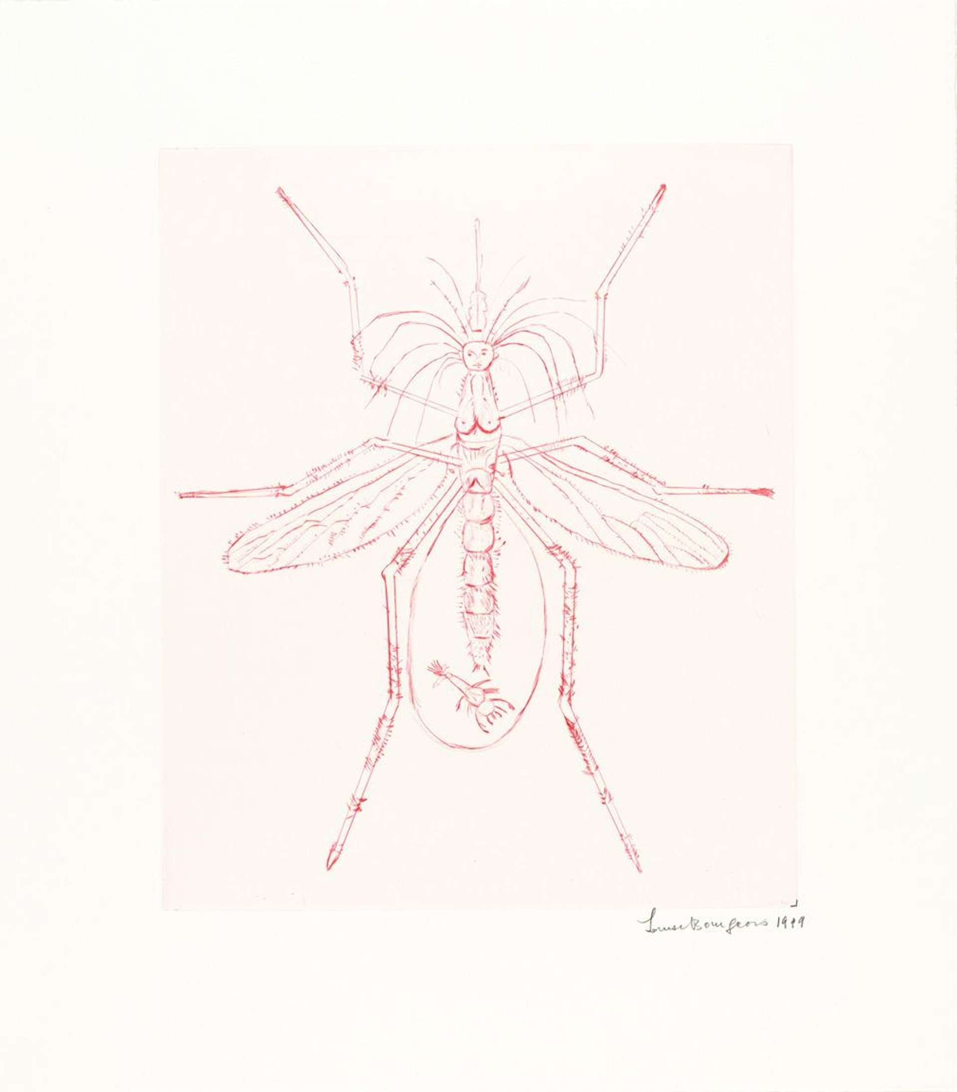 Mosquito - Signed Print by Louise Bourgeois 1999 - MyArtBroker