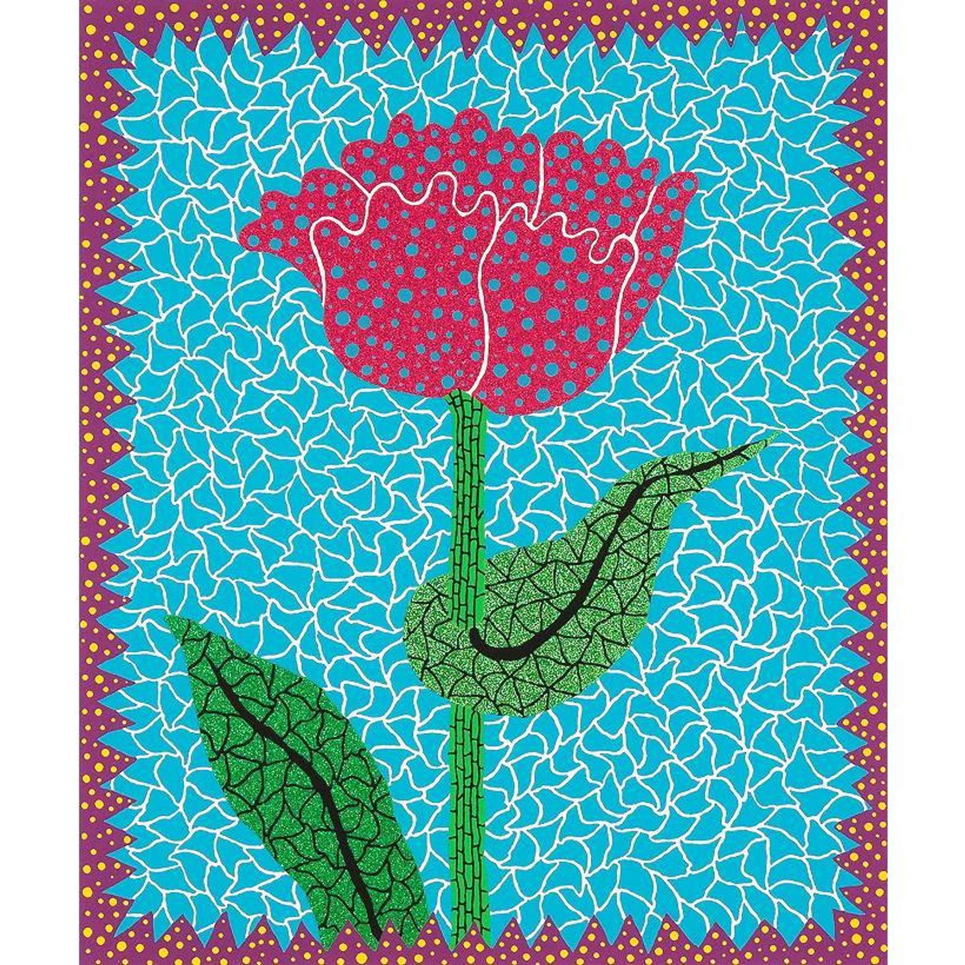 Tulipe II - Signed Print by Yayoi Kusama 2000 - MyArtBroker