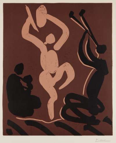 Mere, Danseur Et Musicien - Signed Print by Pablo Picasso 1960 - MyArtBroker