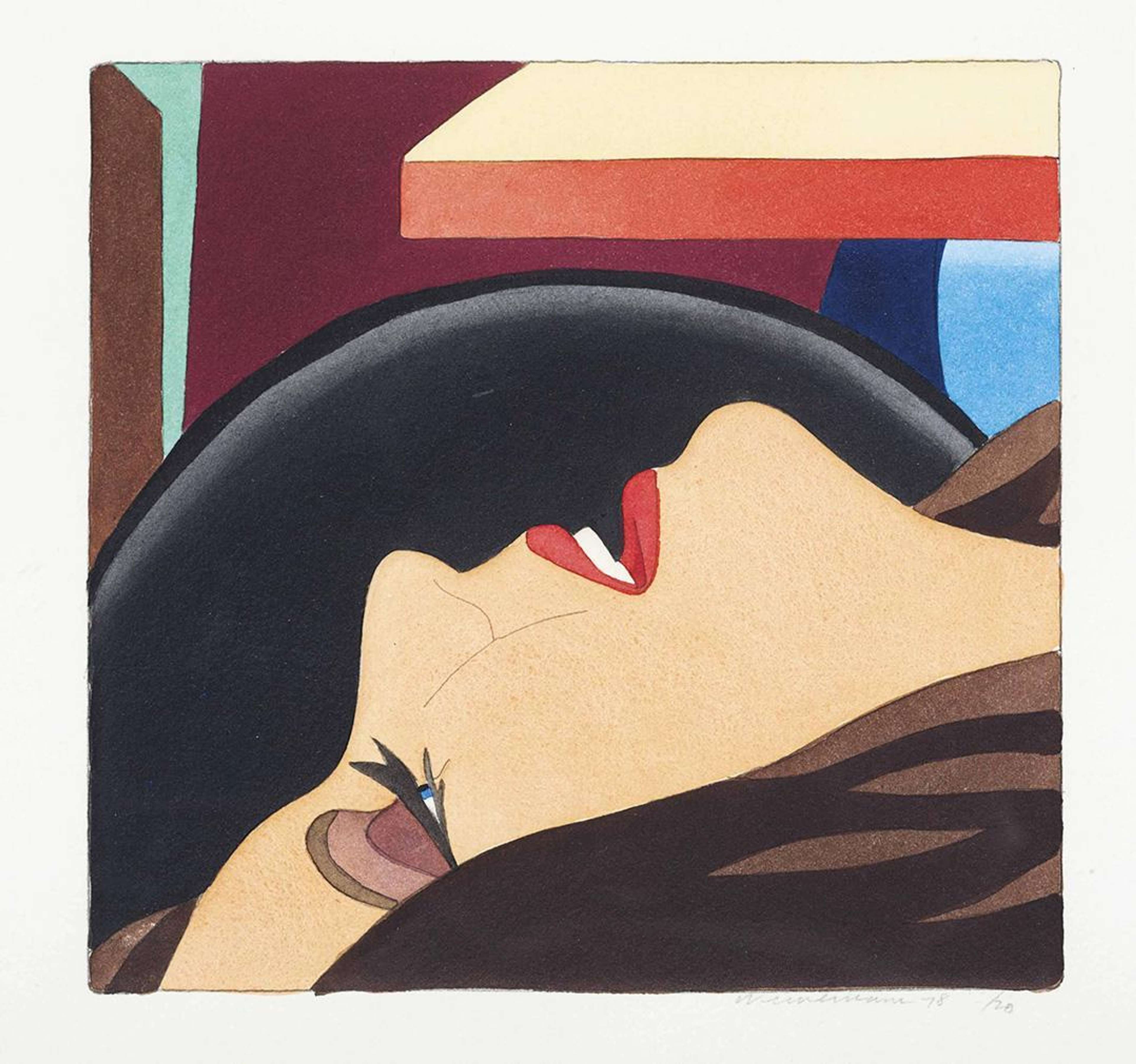 Bedroom Face - Signed Print by Tom Wesselmann 1978 - MyArtBroker