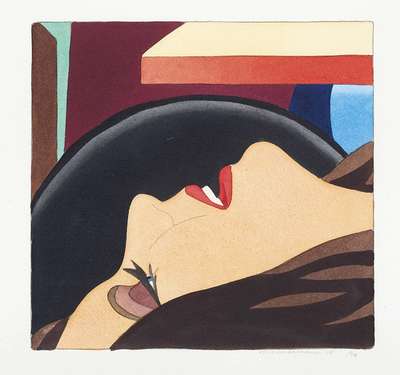 Bedroom Face - Signed Print by Tom Wesselmann 1978 - MyArtBroker