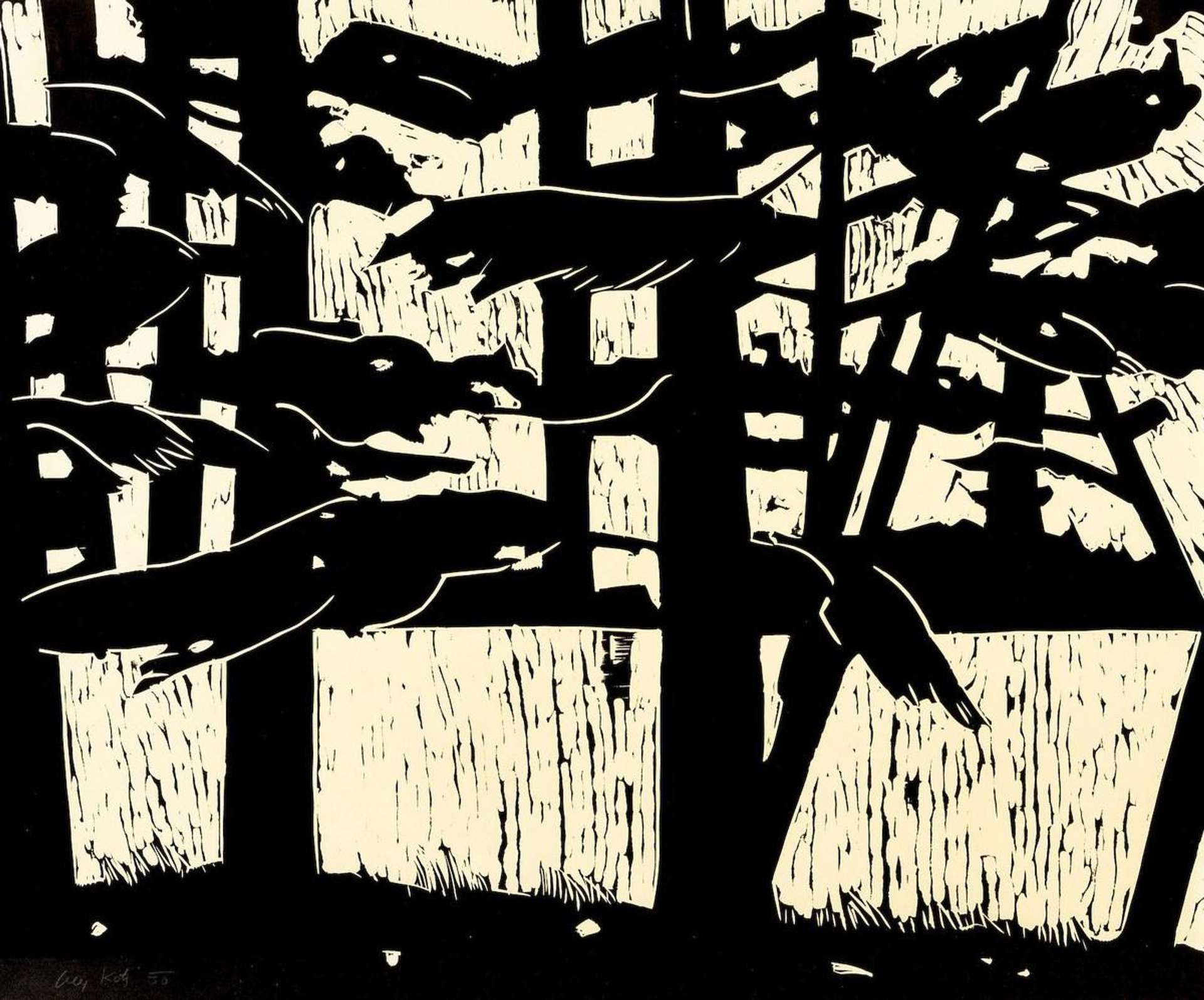Alex Katz: Pines - Signed Print