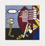 Roy Lichtenstein: American Indian Theme I - Signed Print