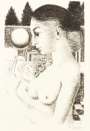 Paul Delvaux: Woman With Ball - Signed Print