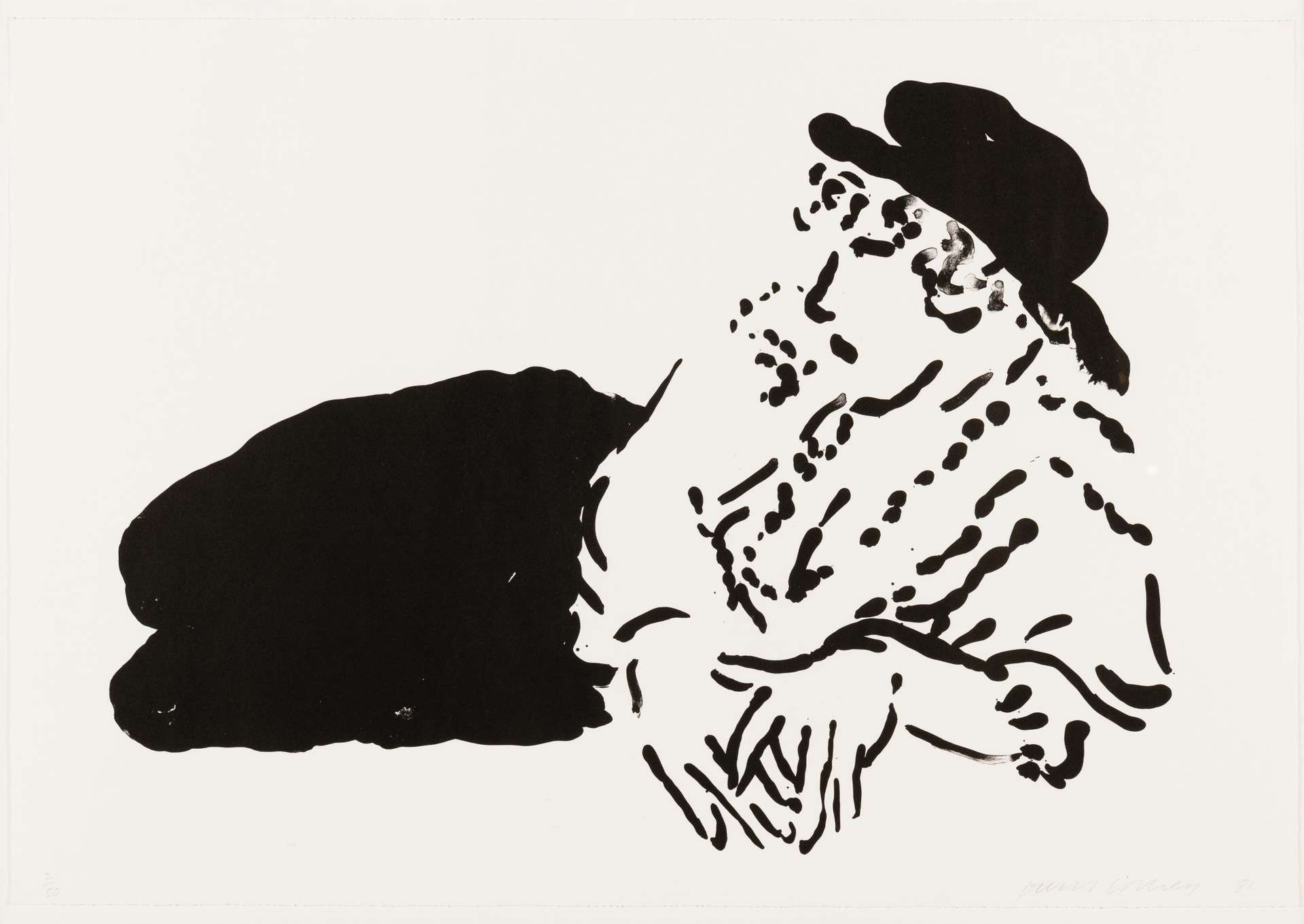 Big Celia Print #3 - Signed Print by David Hockney 1981 - MyArtBroker