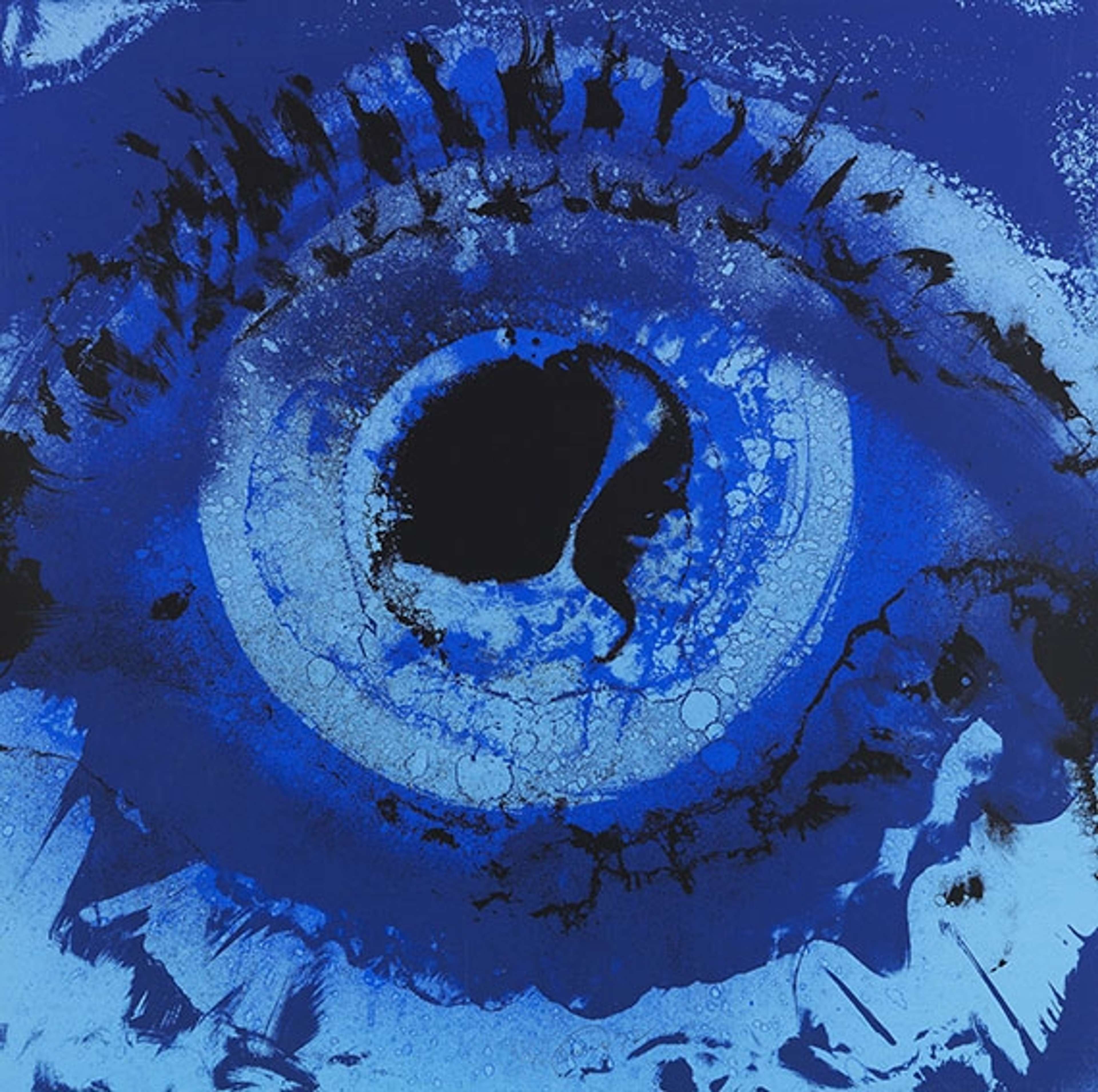 Blue Eye Blue - Signed Print by Otto Piene 1977 - MyArtBroker