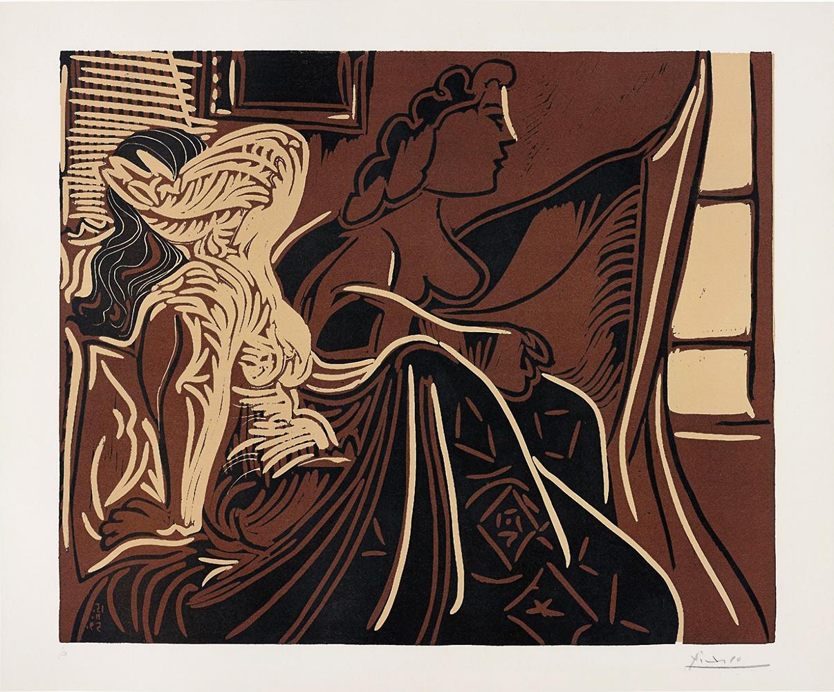 Pablo Picasso Faune Dévoilant Une Femme (Signed Print) 1939