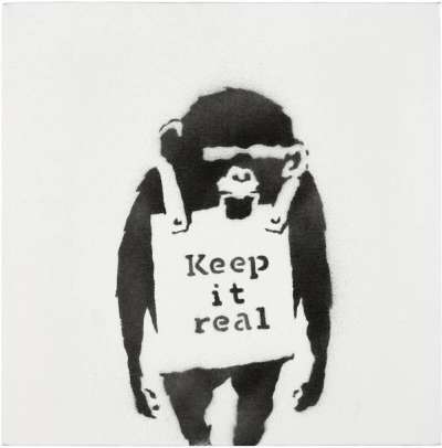 Keep It Real - Mixed Media by Banksy 2002 - MyArtBroker