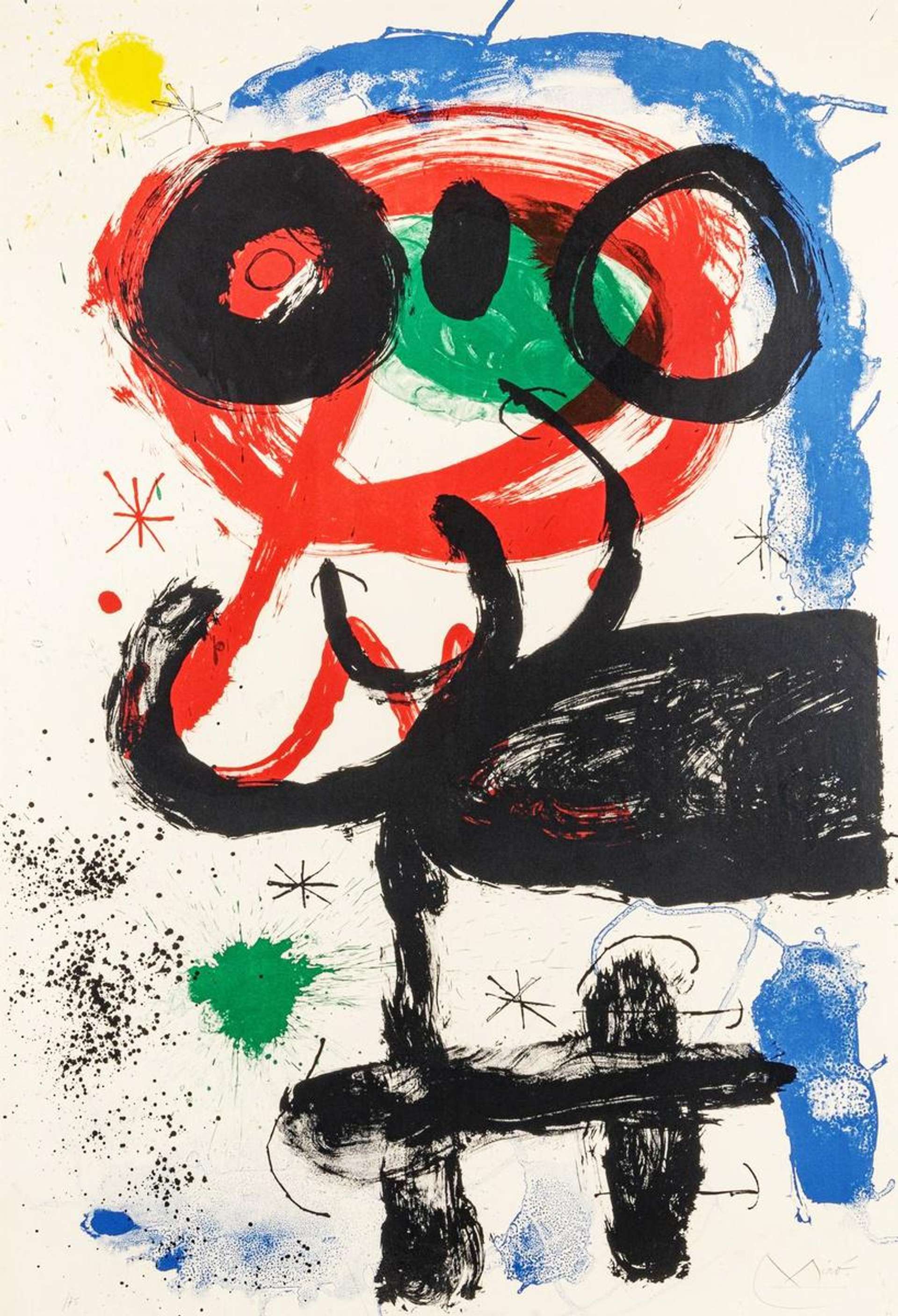 Joan Miró: La Vendangeuse - Signed Print