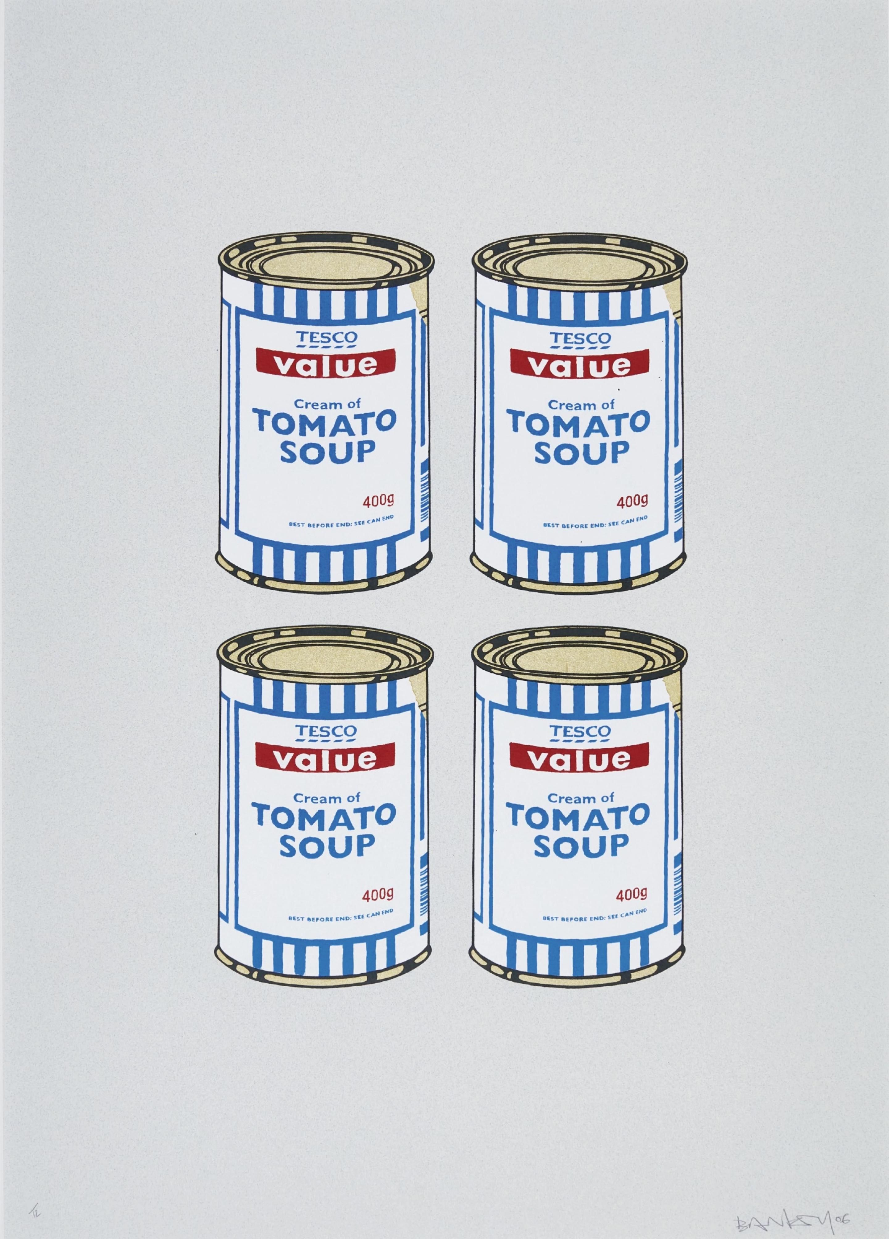 Soup Cans (Quad) by Banksy Background u0026 Meaning | MyArtBroker