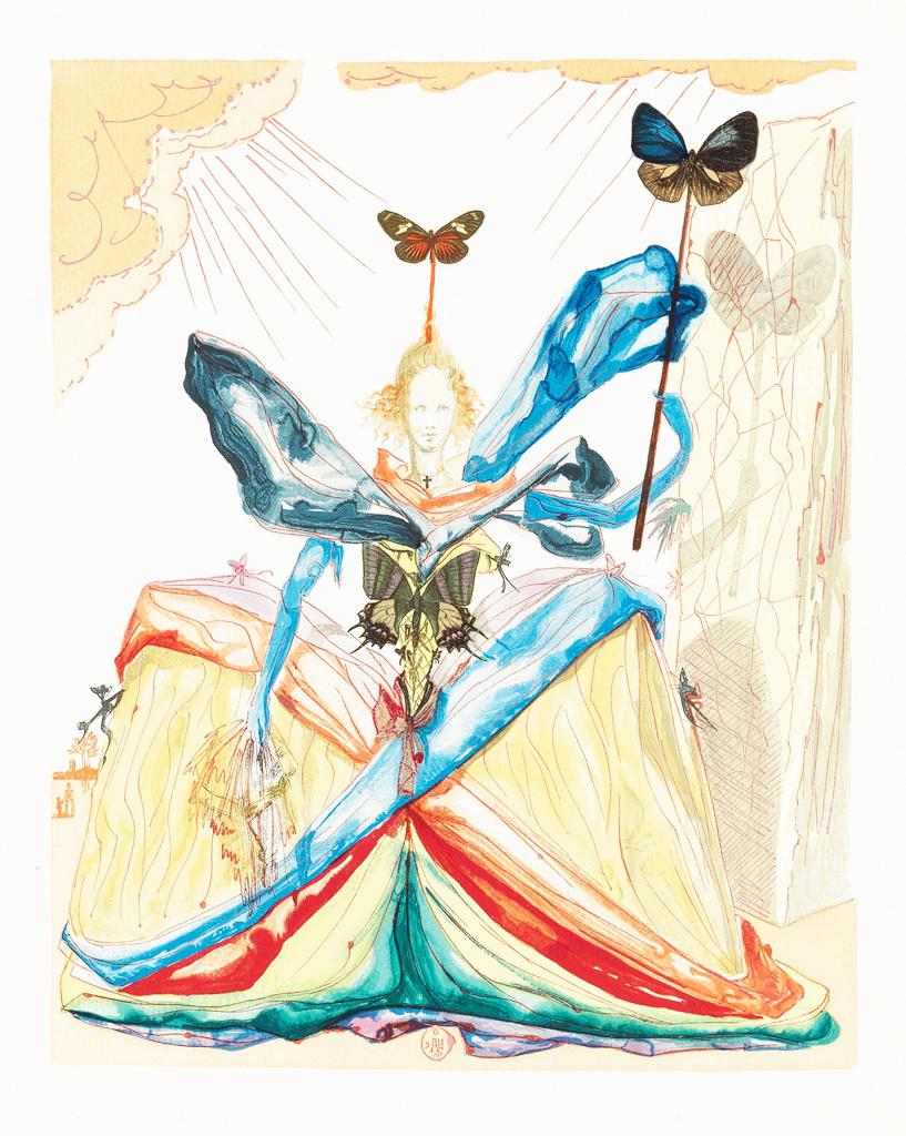 Salvador Dali、LE TRICORNE、海外版希少レゾネ、状態良好 Salvador Dali、LE TRICORNE、海外版希少レゾネ、状態良好 Salvador Dalí: