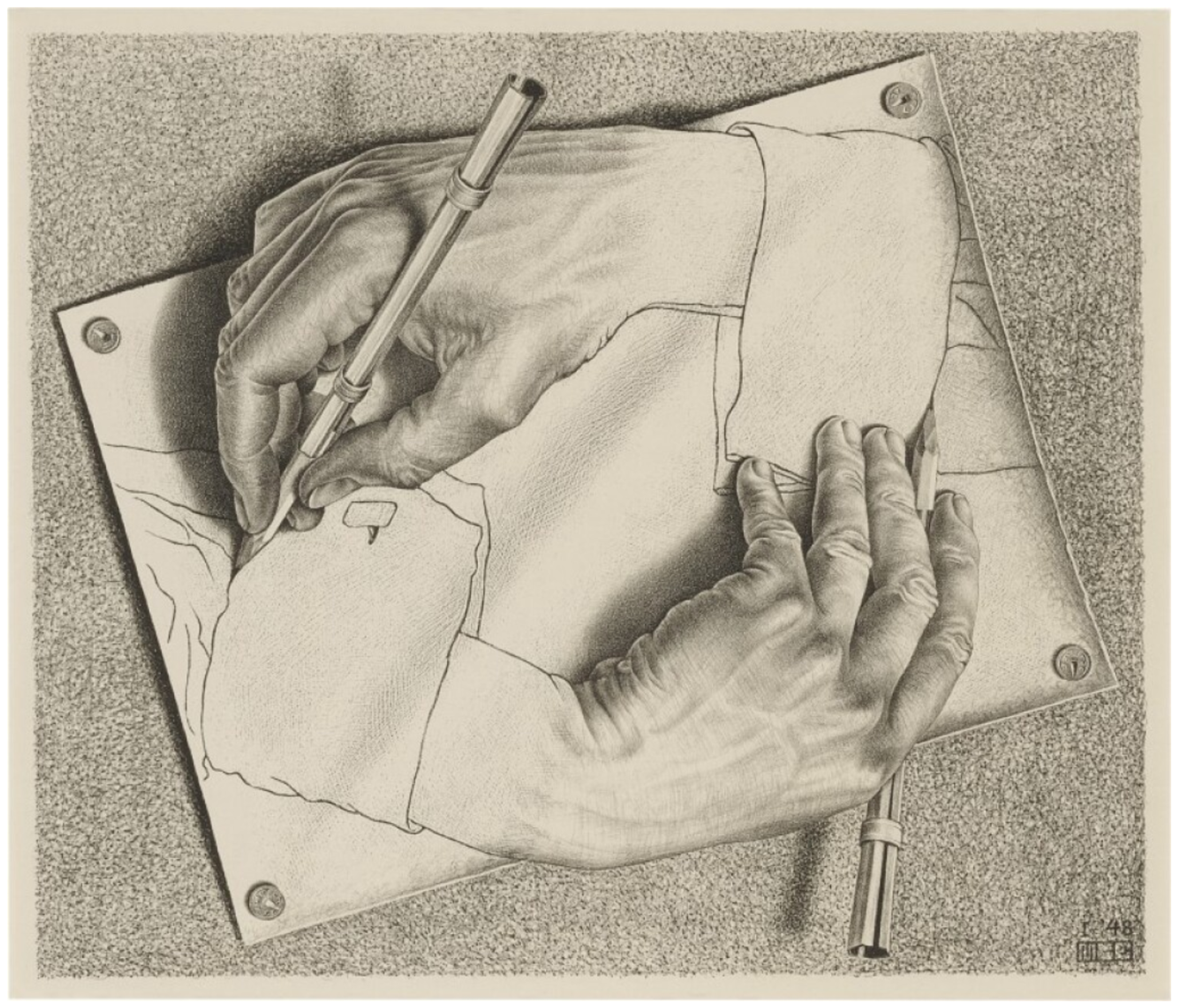 Drawing Hands by M. C. Escher - Sotheby's 