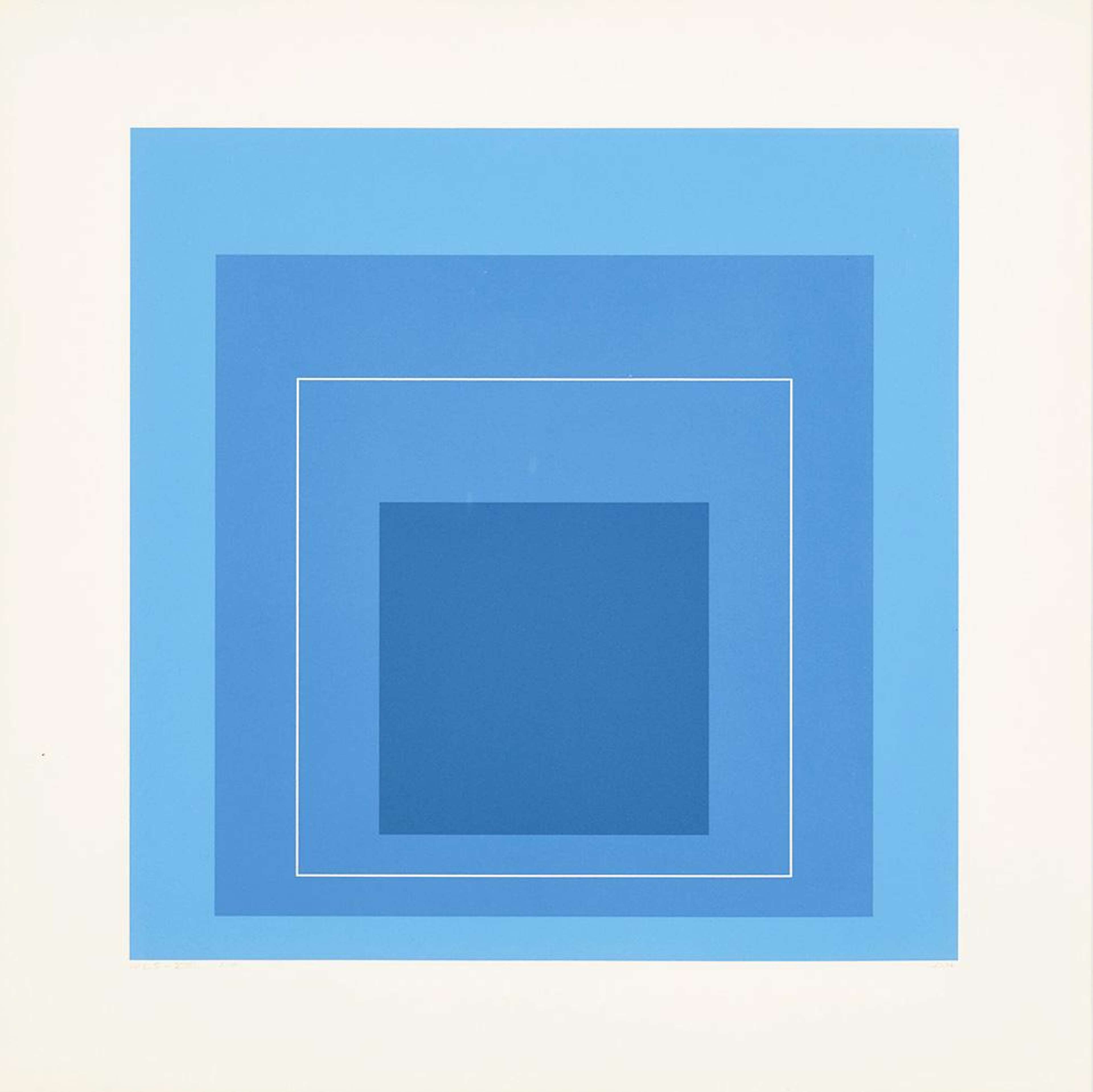 WLS XIII - Signed Print by Josef Albers 1966 - MyArtBroker