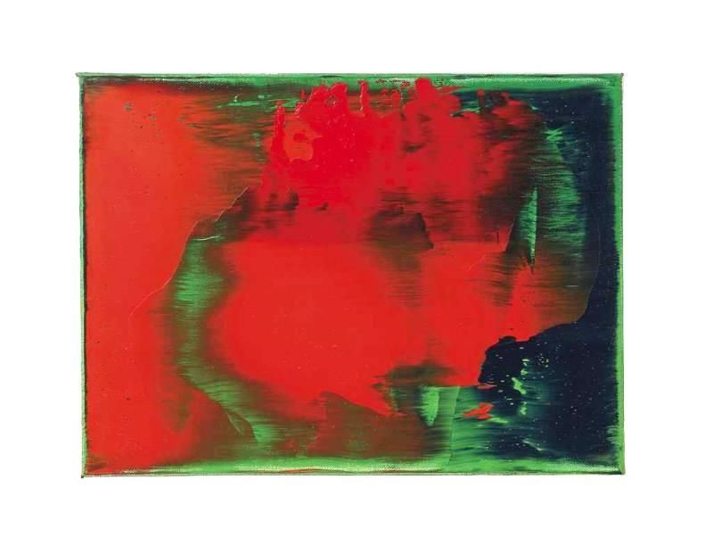 Gerhard Richter Grün Blau Rot (Green, Blue, Red) (Signed Mixed