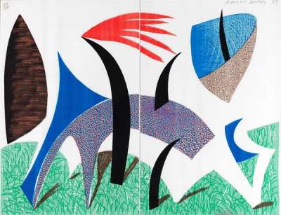 Memory Of Liberty (plate) - Signed Print by David Hockney 1989 - MyArtBroker