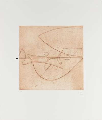 Linear Motif In Two Movements - Signed Print by Victor Pasmore 1974 - MyArtBroker