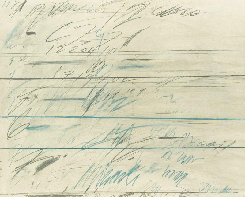 Cy Twombly Untitled (Bastian 37) (Signed Print) 1971 | MyArtBroker