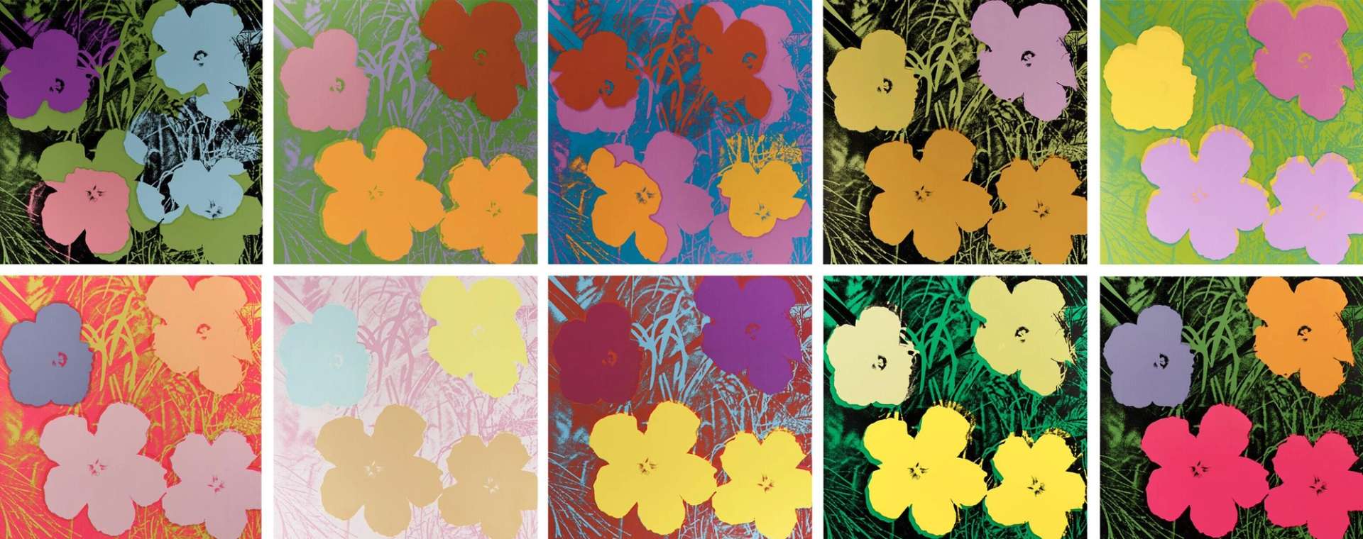 Flowers (F. & S. II.64-73) (complete set) by Andy Warhol - MyArtBroker