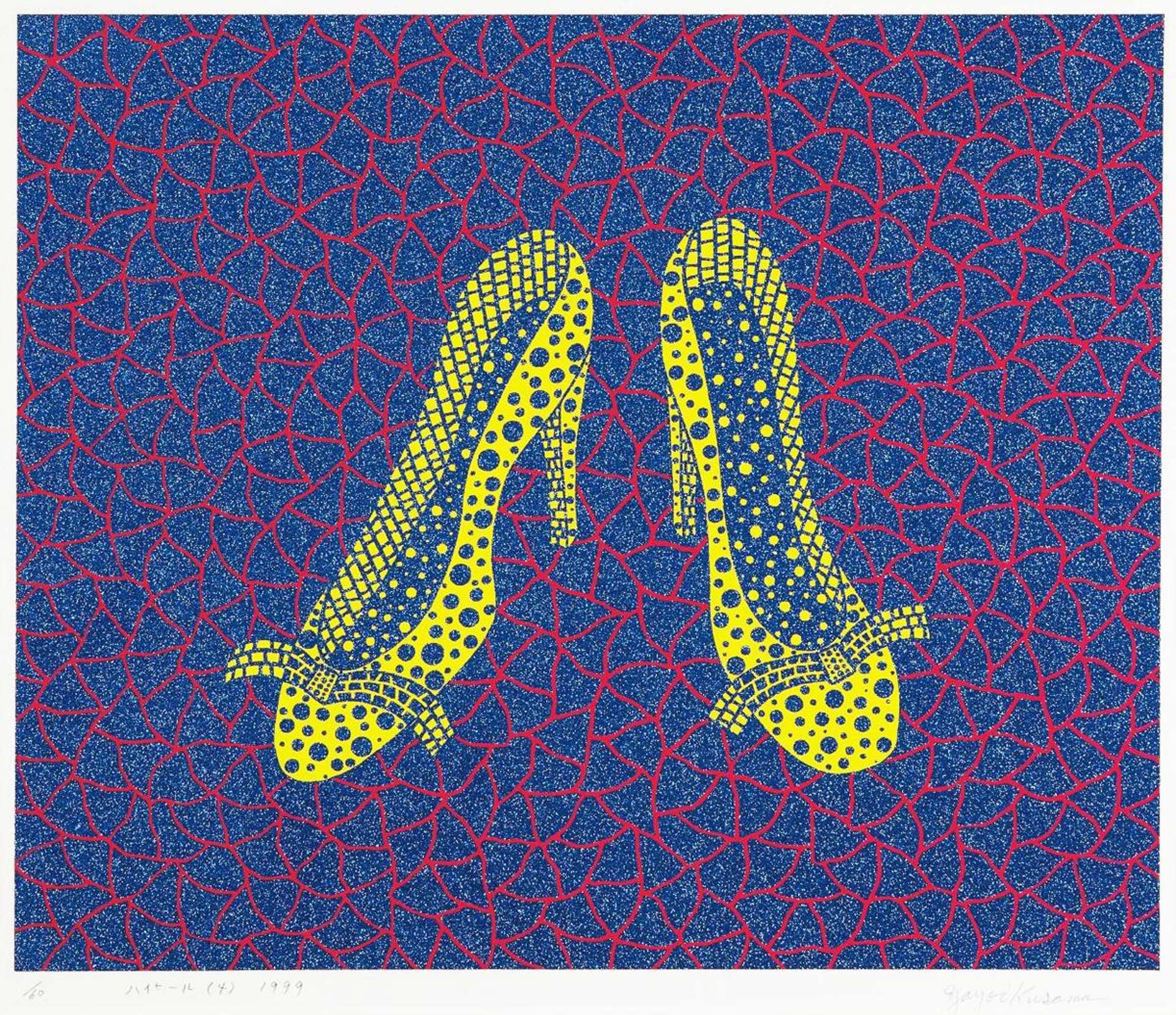 High Heels 4 - Signed Print by Yayoi Kusama 1999 - MyArtBroker