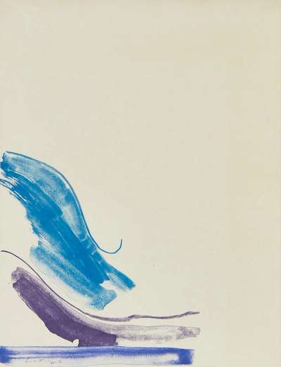 Southwest Blues - Signed Print by Helen Frankenthaler 1969 - MyArtBroker