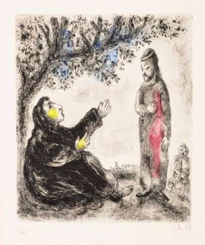 Débora La Prophétesse - Signed Print by Marc Chagall 1931 - MyArtBroker