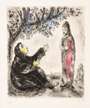 Marc Chagall: Débora La Prophétesse - Signed Print