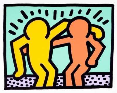 Keith Haring: Pop Shop I, Plate III - Signed Print