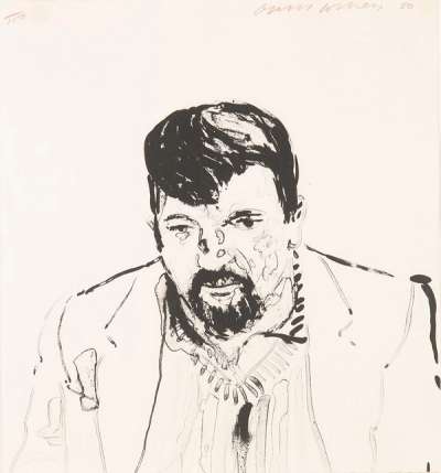 Portrait Of John Hockney - Signed Print by David Hockney 1980 - MyArtBroker