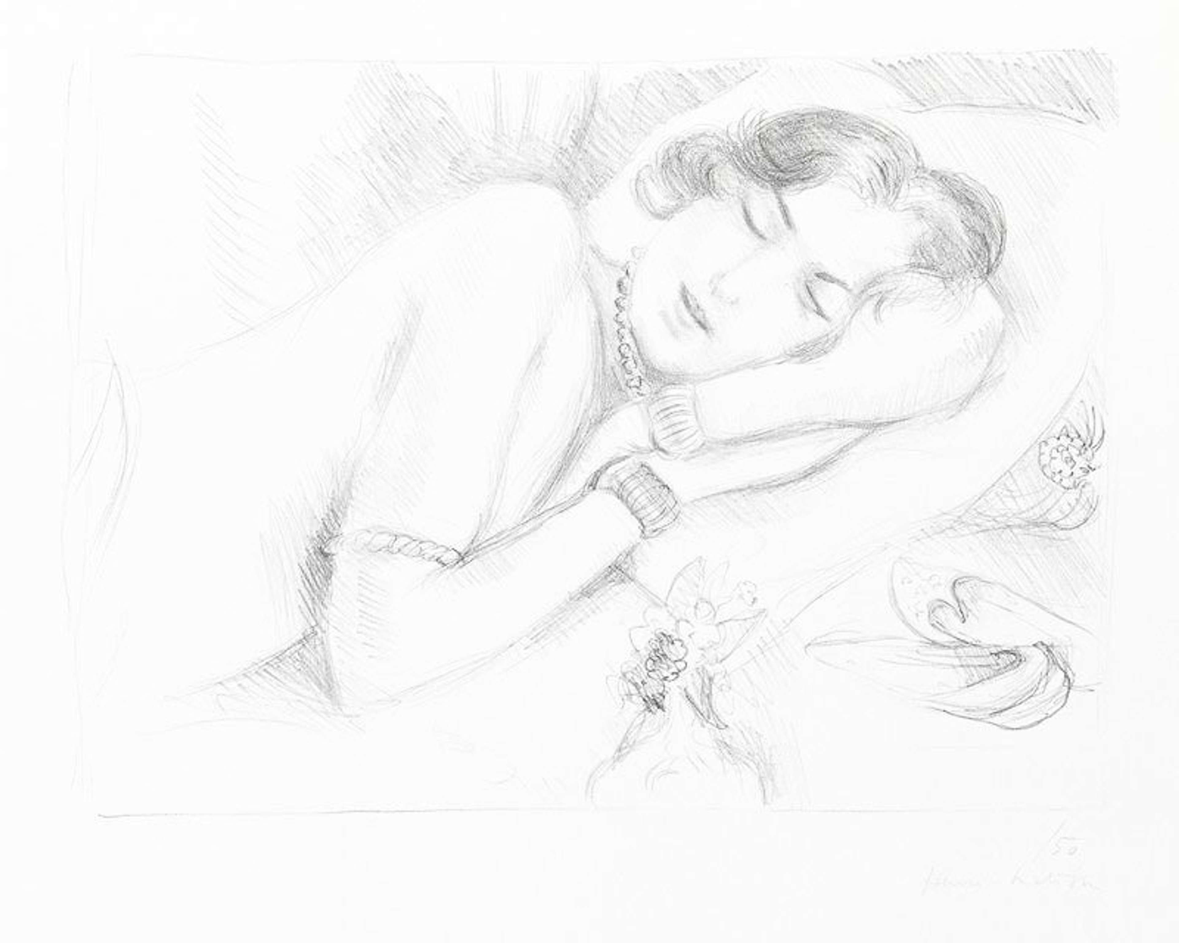 Figure Endormie Aux Babouches - undefined by Henri Matisse 1929 - MyArtBroker