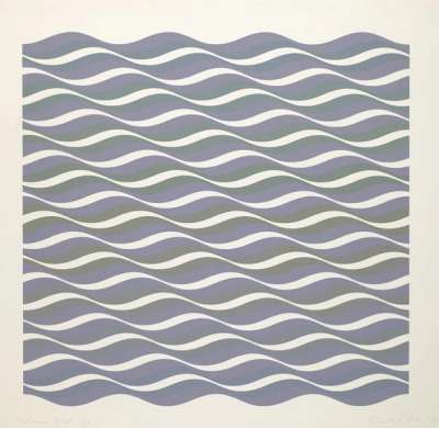 Coloured Greys 3 - Signed Print by Bridget Riley 1972 - MyArtBroker