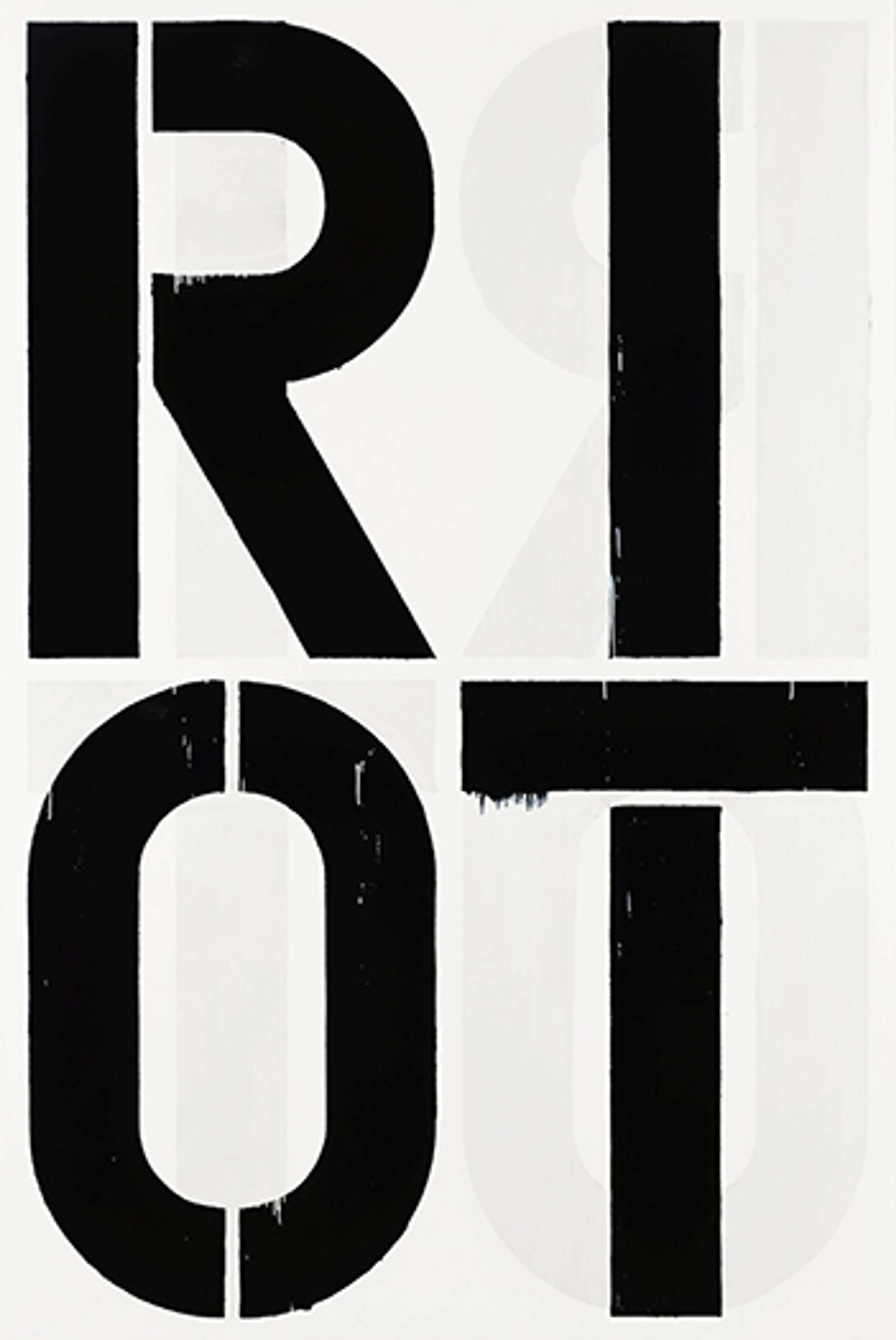 Untitled (Riot) by Christopher Wool