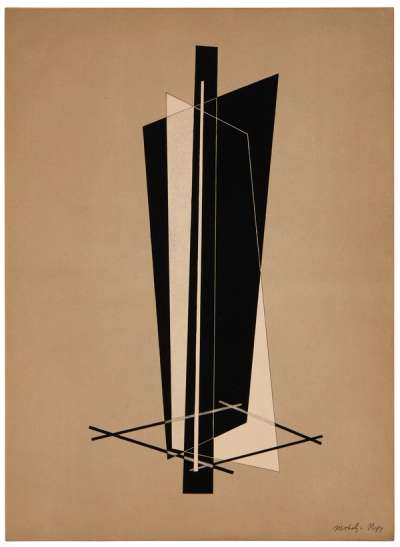 Konstruktion VI - Signed Print by Laszlo Moholy-Nagy 1923 - MyArtBroker