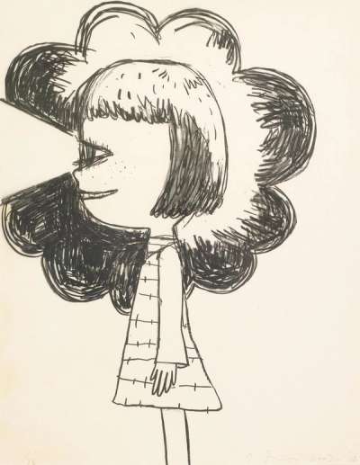 Flashlight Girl - Signed Print by Yoshitomo Nara 2001 - MyArtBroker