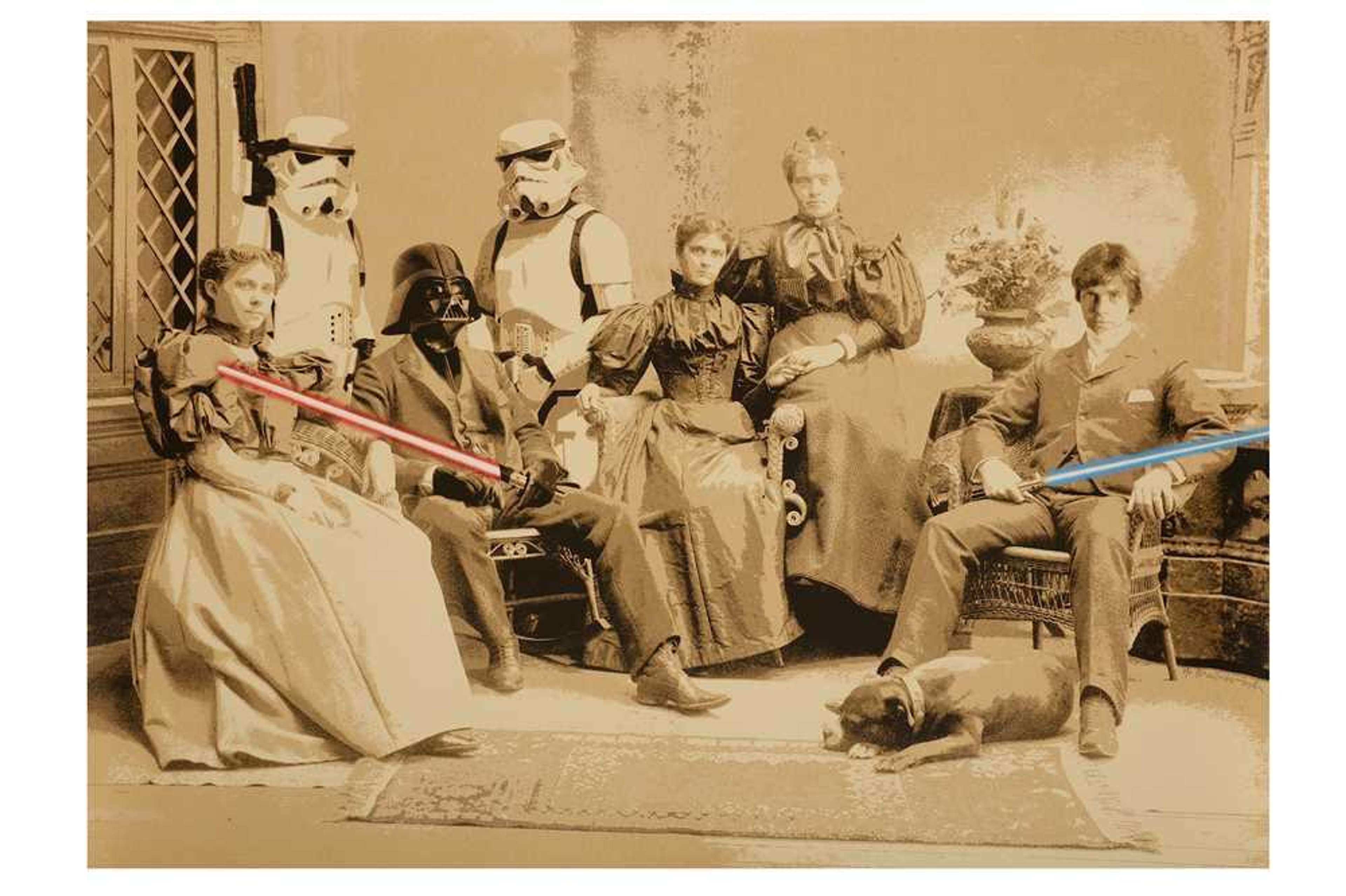 Star Wars Family - Unsigned Print by Mr Brainwash 2009 - MyArtBroker